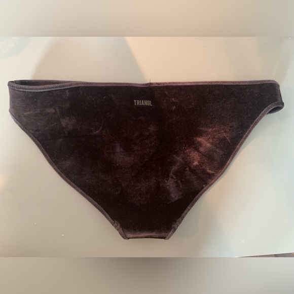 Triangl bikini black velvet neoprene - Picture 3 of 7